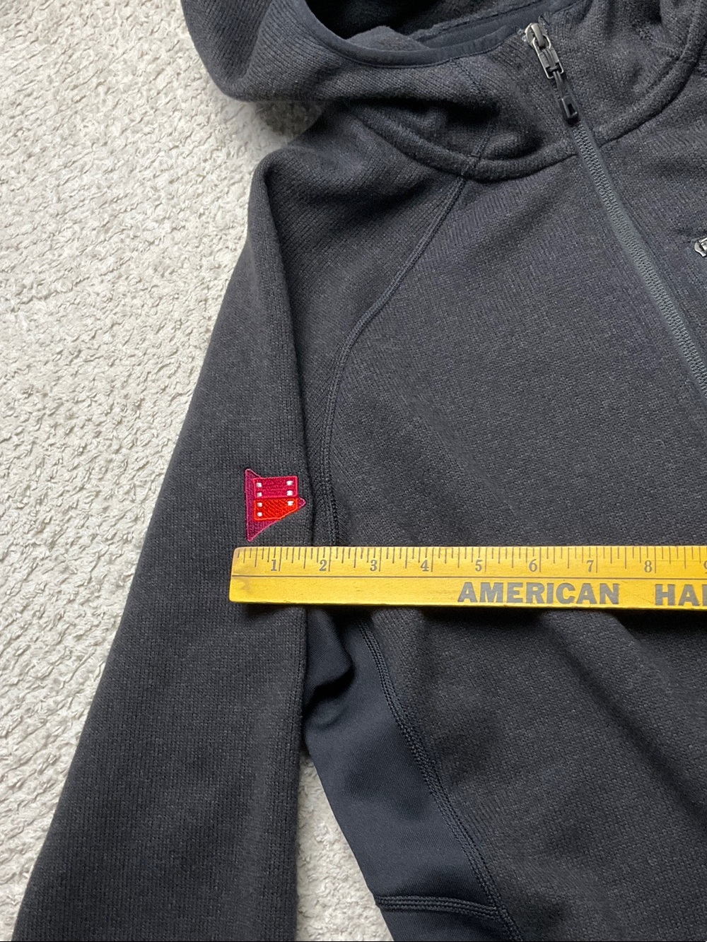 Patagonia Black M's Performance Better Sweater Hoody Size Large *Embroidery - Picture 13 of 16